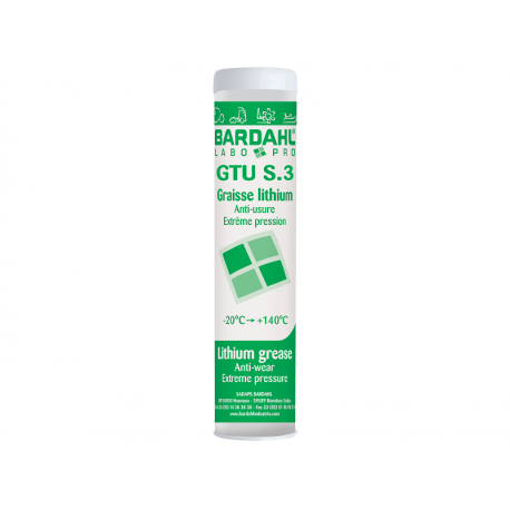 GTUS 3, Graisse Lithium renforcée en additifs EP et Anti-usure