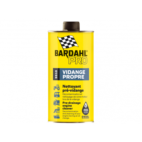 Vidange Propre BTL, Nettoyant pré vidange pour tout circuit de lubrification par bain d'huile